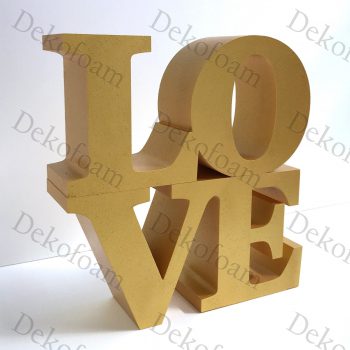 طراحی و ساخت حروف LOVE جهت دکوراسیون تالار ها و مراسم و مجالس عروسی و عقد